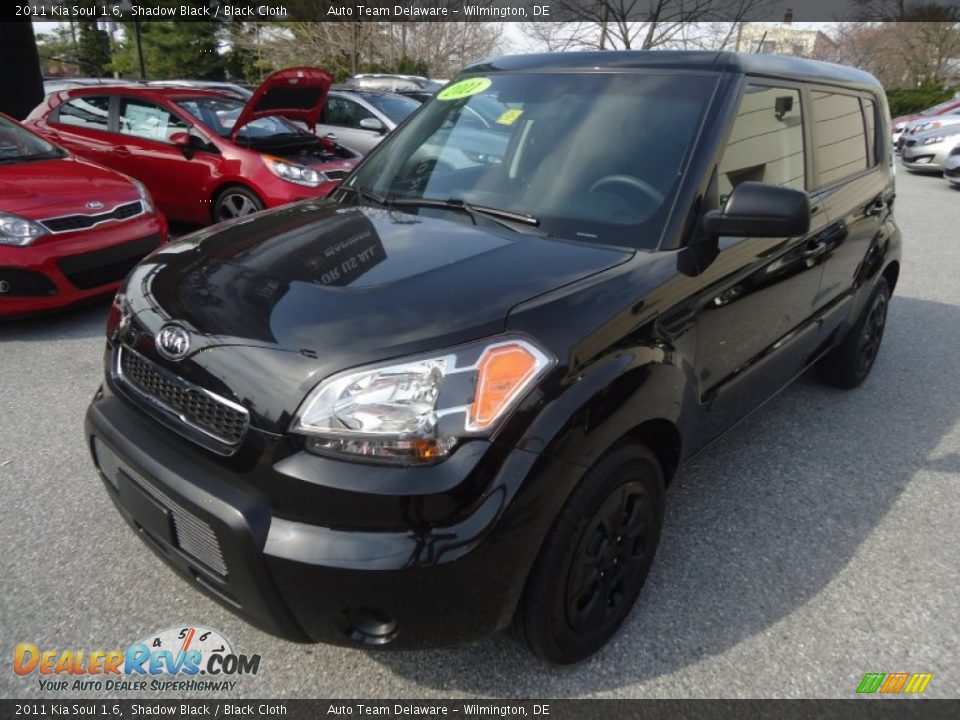 2011 Kia Soul 1.6 Shadow Black / Black Cloth Photo #9