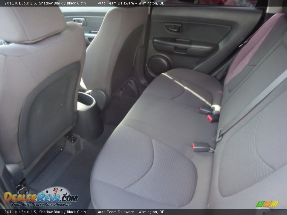 2011 Kia Soul 1.6 Shadow Black / Black Cloth Photo #11