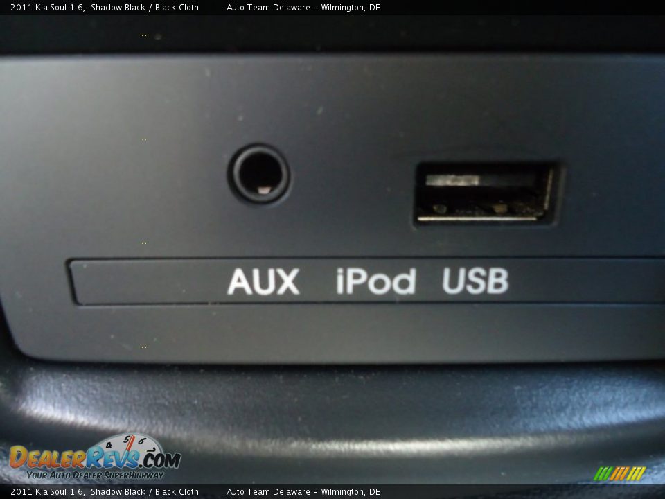 2011 Kia Soul 1.6 Shadow Black / Black Cloth Photo #14