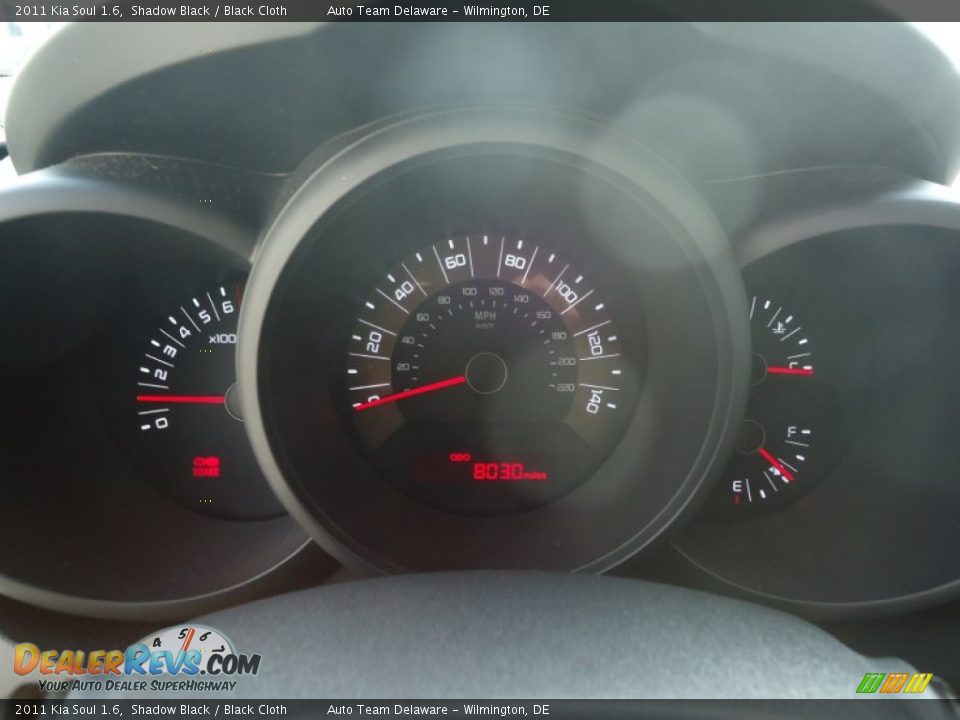 2011 Kia Soul 1.6 Shadow Black / Black Cloth Photo #15