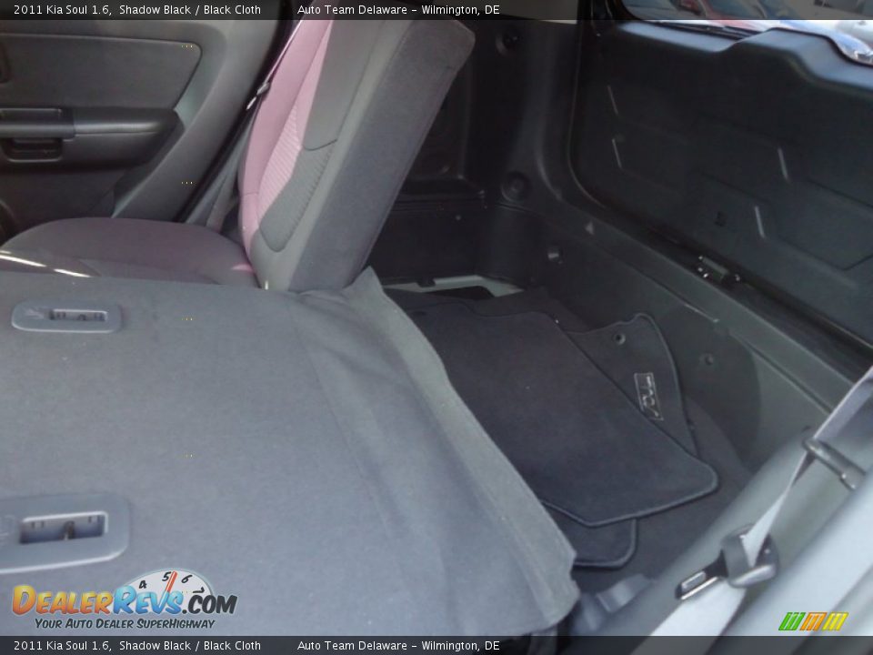 2011 Kia Soul 1.6 Shadow Black / Black Cloth Photo #21