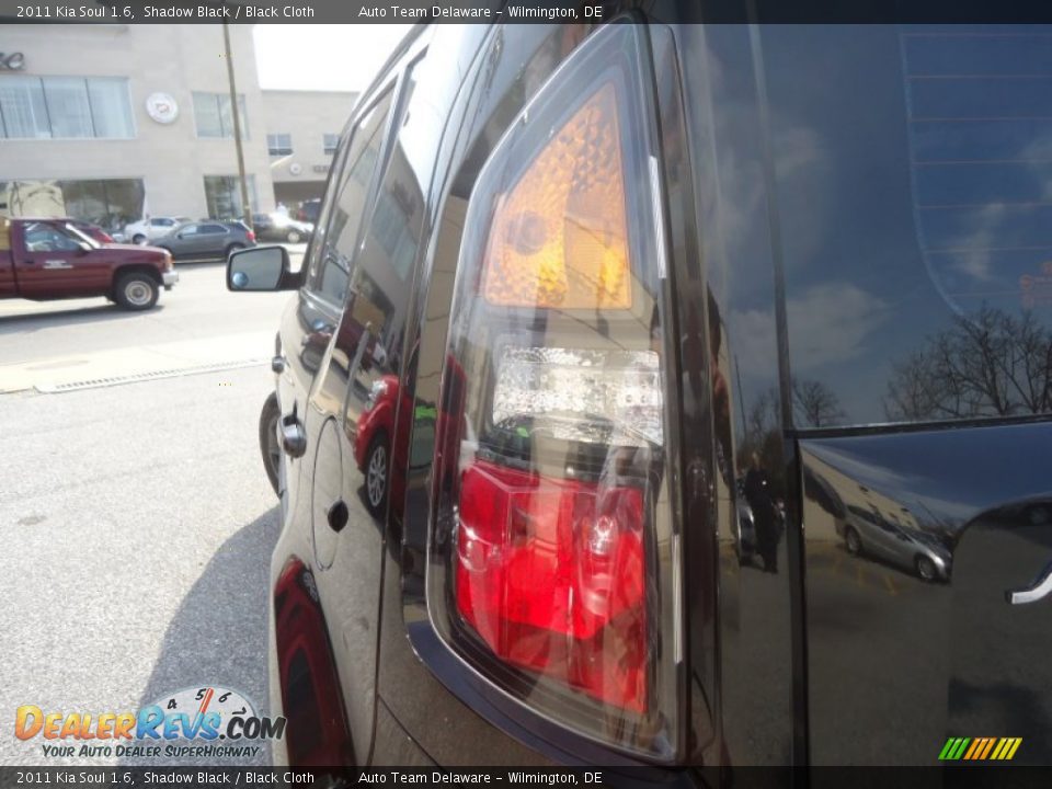 2011 Kia Soul 1.6 Shadow Black / Black Cloth Photo #22