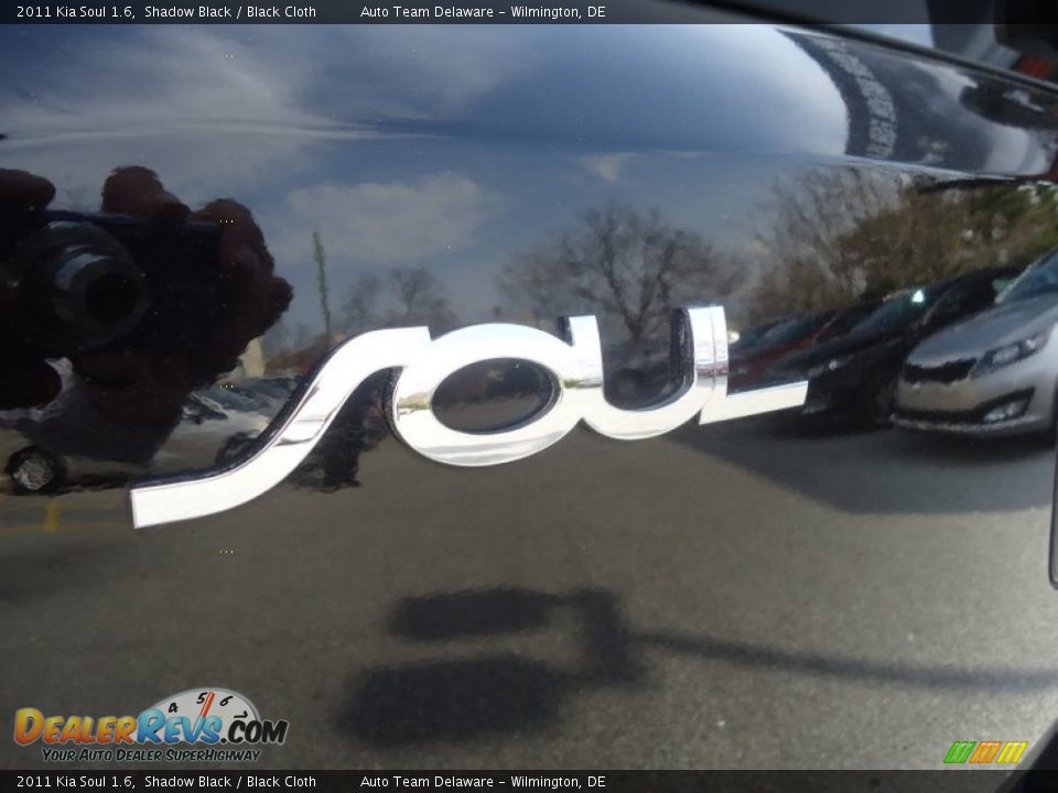 2011 Kia Soul 1.6 Shadow Black / Black Cloth Photo #23