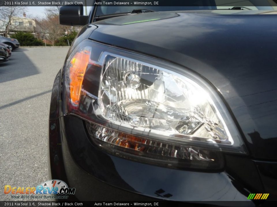 2011 Kia Soul 1.6 Shadow Black / Black Cloth Photo #24