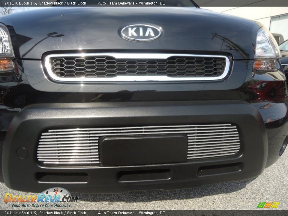 2011 Kia Soul 1.6 Shadow Black / Black Cloth Photo #25