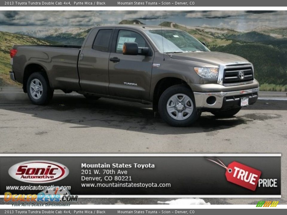 2013 Toyota Tundra Double Cab 4x4 Pyrite Mica / Black Photo #1
