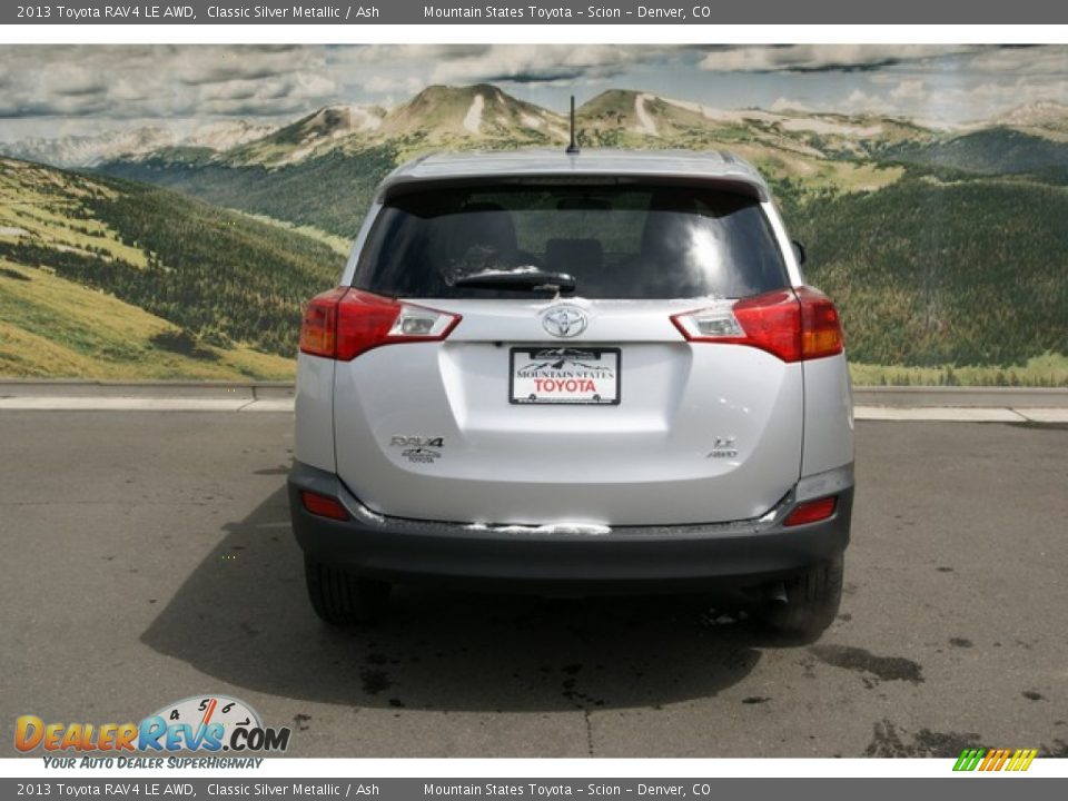 2013 Toyota RAV4 LE AWD Classic Silver Metallic / Ash Photo #4