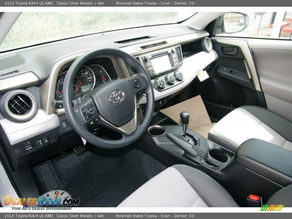 2013 Toyota RAV4 LE AWD Classic Silver Metallic / Ash Photo #5