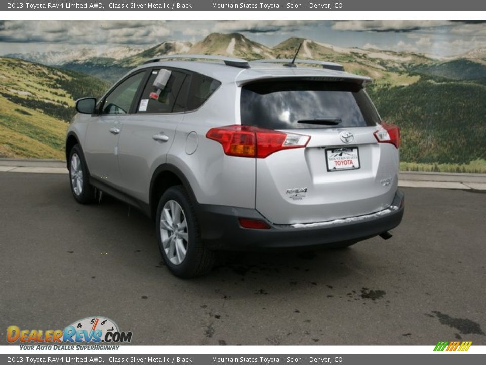 2013 Toyota RAV4 Limited AWD Classic Silver Metallic / Black Photo #2