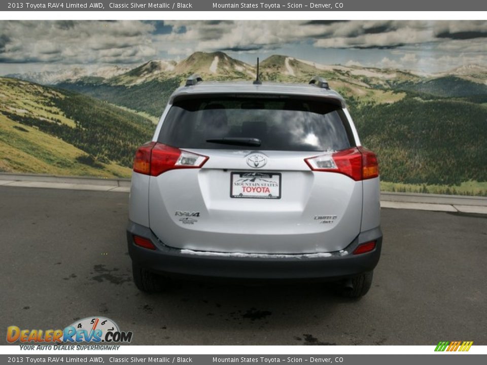 2013 Toyota RAV4 Limited AWD Classic Silver Metallic / Black Photo #4