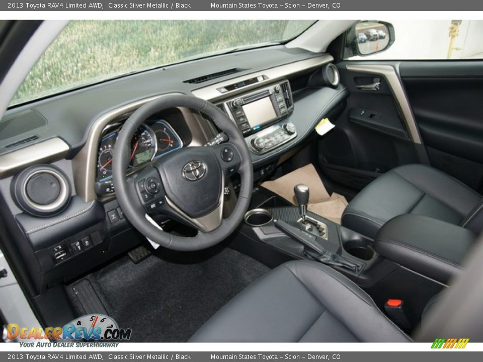 2013 Toyota RAV4 Limited AWD Classic Silver Metallic / Black Photo #5