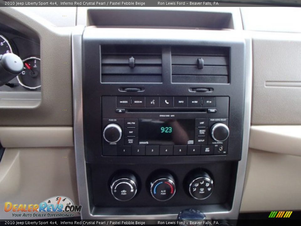 2010 Jeep Liberty Sport 4x4 Inferno Red Crystal Pearl / Pastel Pebble Beige Photo #16