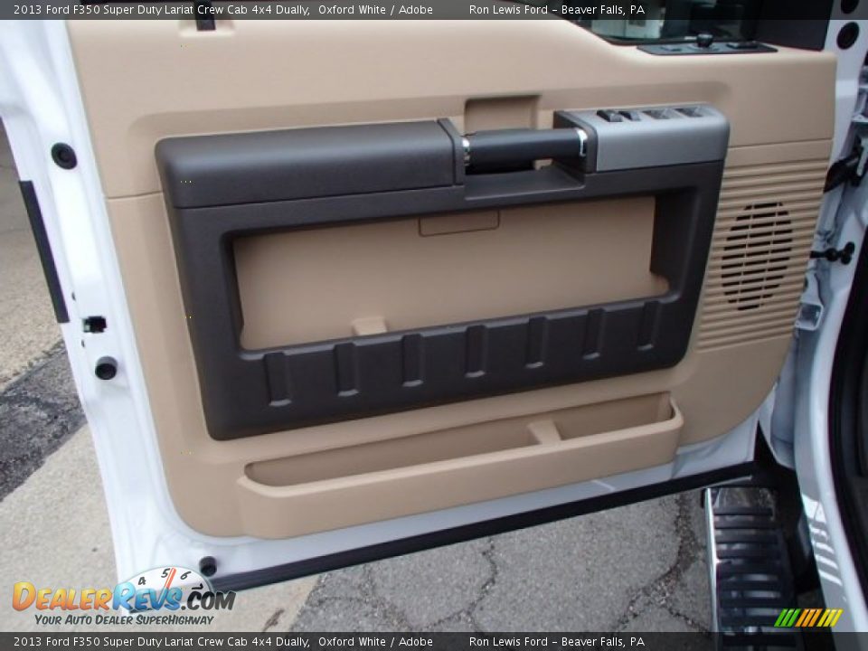 Door Panel of 2013 Ford F350 Super Duty Lariat Crew Cab 4x4 Dually Photo #12
