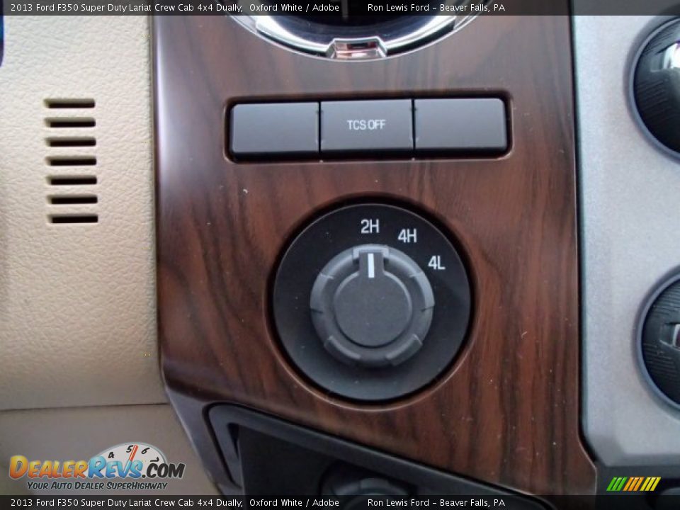 Controls of 2013 Ford F350 Super Duty Lariat Crew Cab 4x4 Dually Photo #17