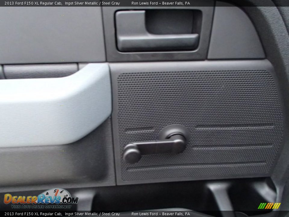 2013 Ford F150 XL Regular Cab Ingot Silver Metallic / Steel Gray Photo #13