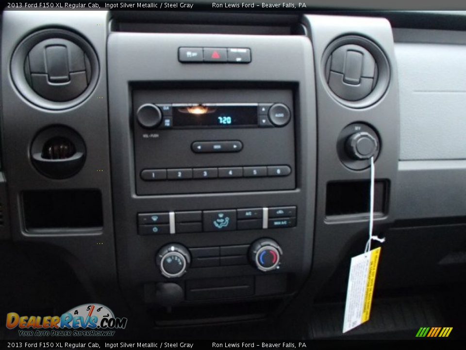 2013 Ford F150 XL Regular Cab Ingot Silver Metallic / Steel Gray Photo #14