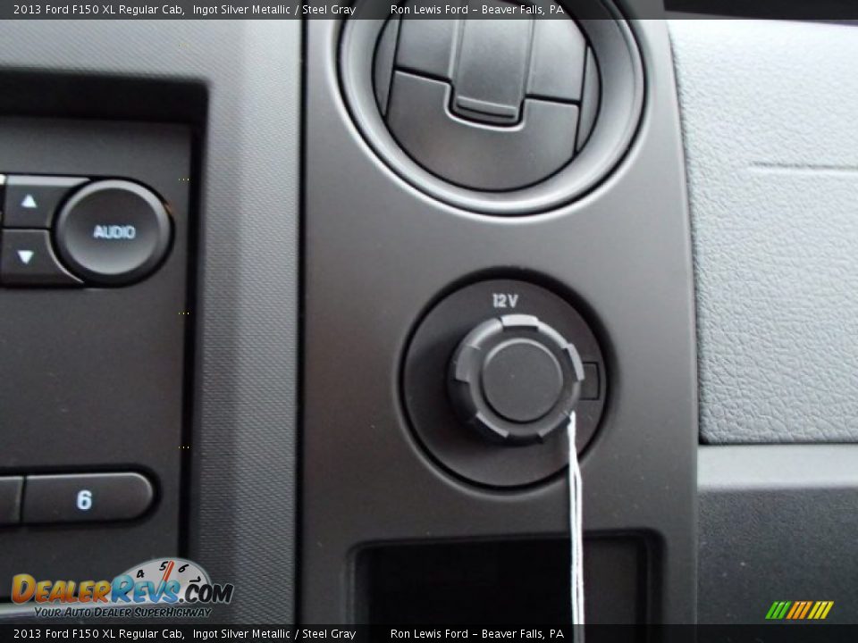 2013 Ford F150 XL Regular Cab Ingot Silver Metallic / Steel Gray Photo #18