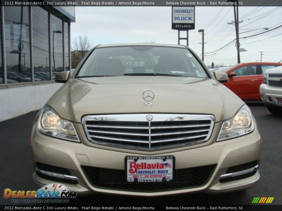 2012 Mercedes-Benz C 300 Luxury 4Matic Pearl Beige Metallic / Almond Beige/Mocha Photo #2