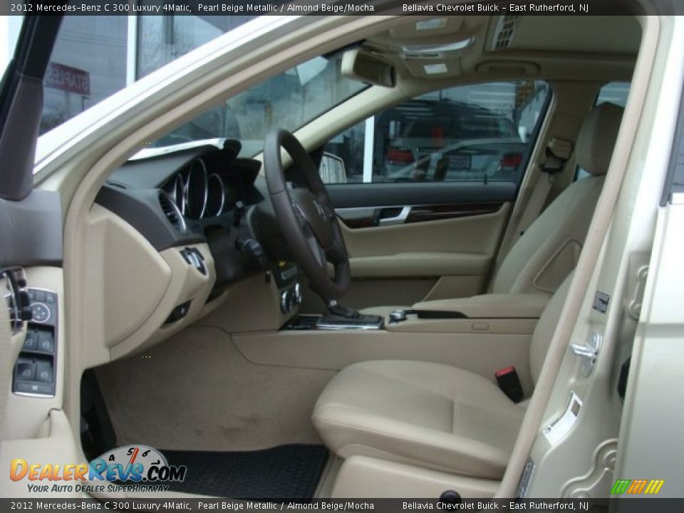 Almond Beige/Mocha Interior - 2012 Mercedes-Benz C 300 Luxury 4Matic Photo #7
