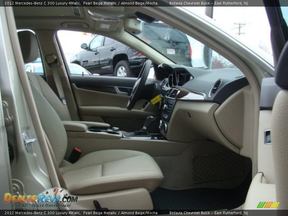 2012 Mercedes-Benz C 300 Luxury 4Matic Pearl Beige Metallic / Almond Beige/Mocha Photo #8