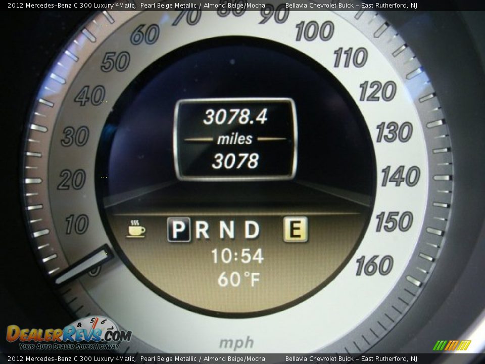 2012 Mercedes-Benz C 300 Luxury 4Matic Gauges Photo #10