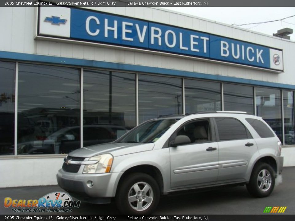 2005 Chevrolet Equinox LS Galaxy Silver Metallic / Light Gray Photo #2