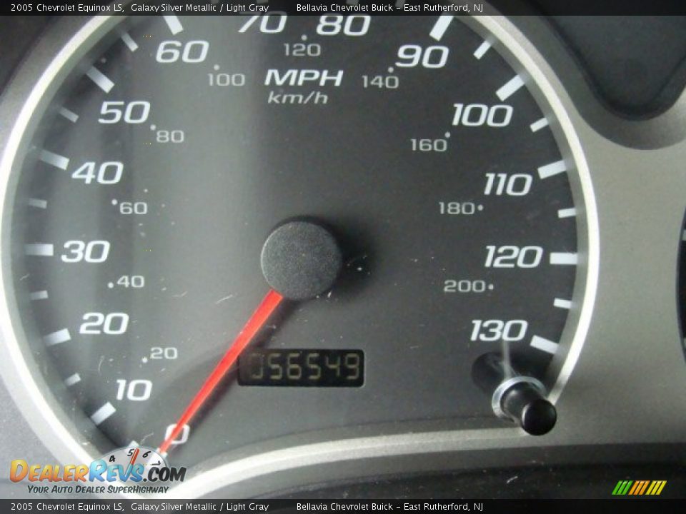 2005 Chevrolet Equinox LS Galaxy Silver Metallic / Light Gray Photo #10