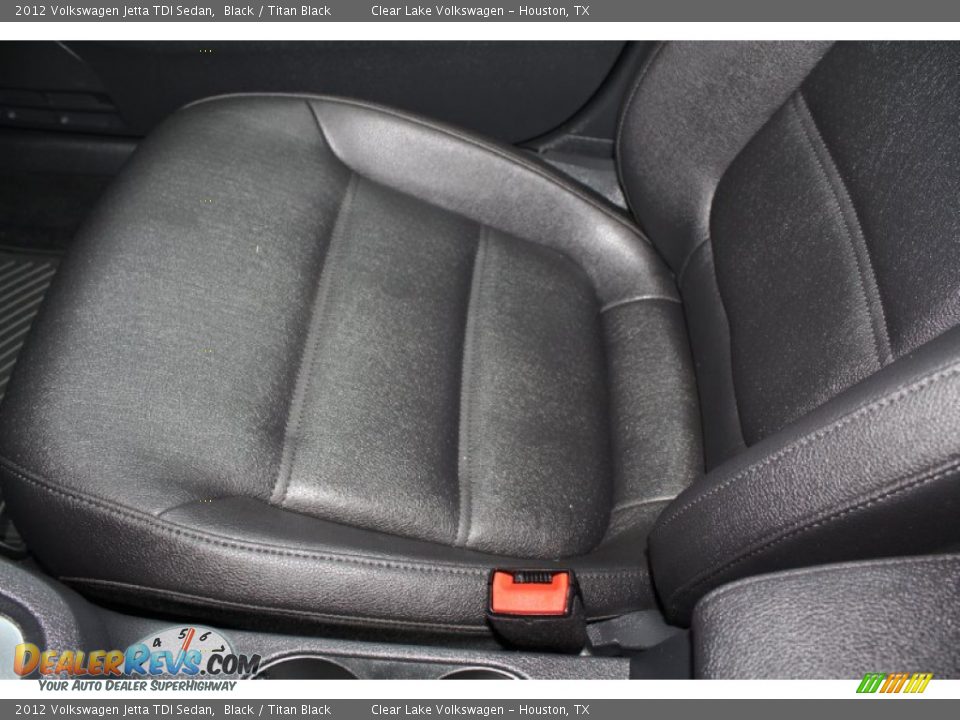2012 Volkswagen Jetta TDI Sedan Black / Titan Black Photo #17