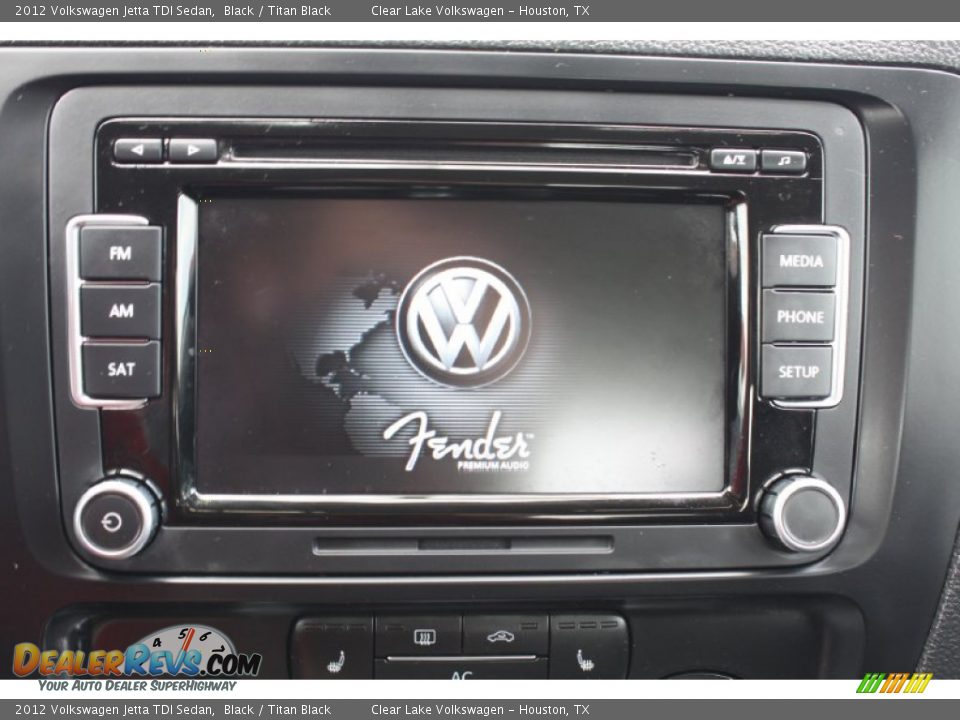 2012 Volkswagen Jetta TDI Sedan Black / Titan Black Photo #19