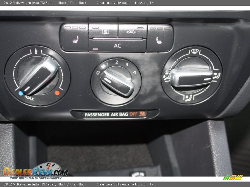 2012 Volkswagen Jetta TDI Sedan Black / Titan Black Photo #21
