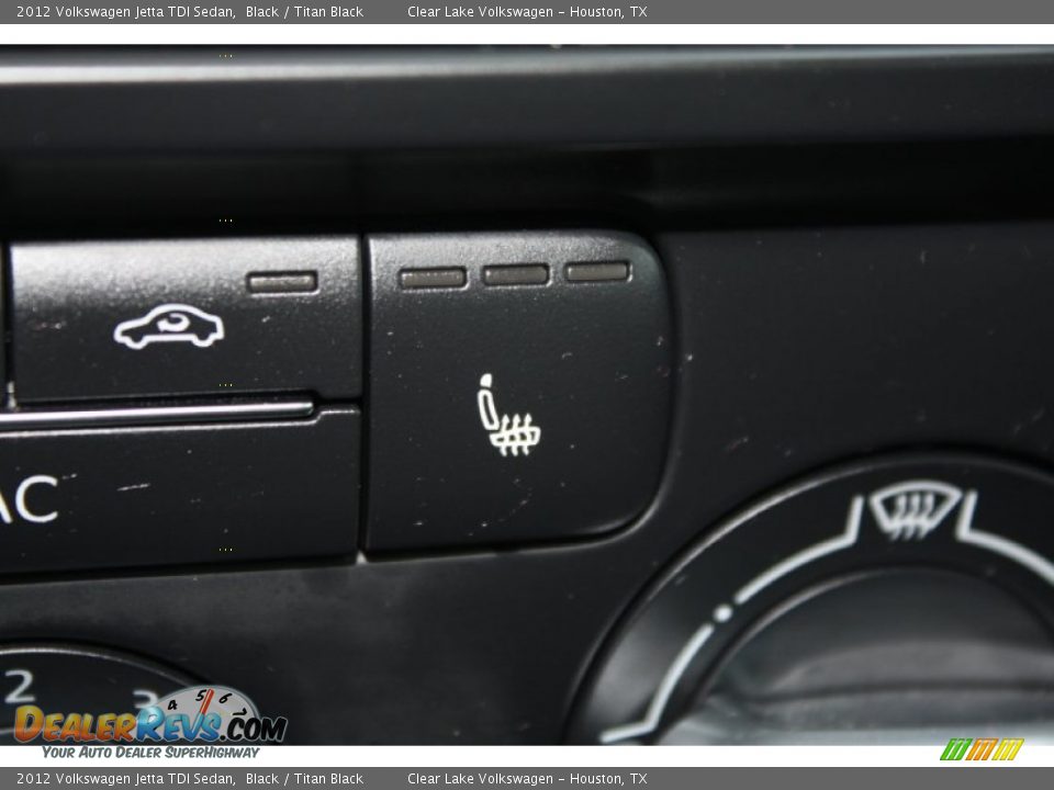 2012 Volkswagen Jetta TDI Sedan Black / Titan Black Photo #22