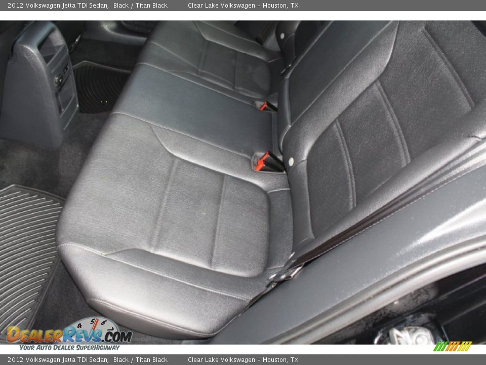 2012 Volkswagen Jetta TDI Sedan Black / Titan Black Photo #29