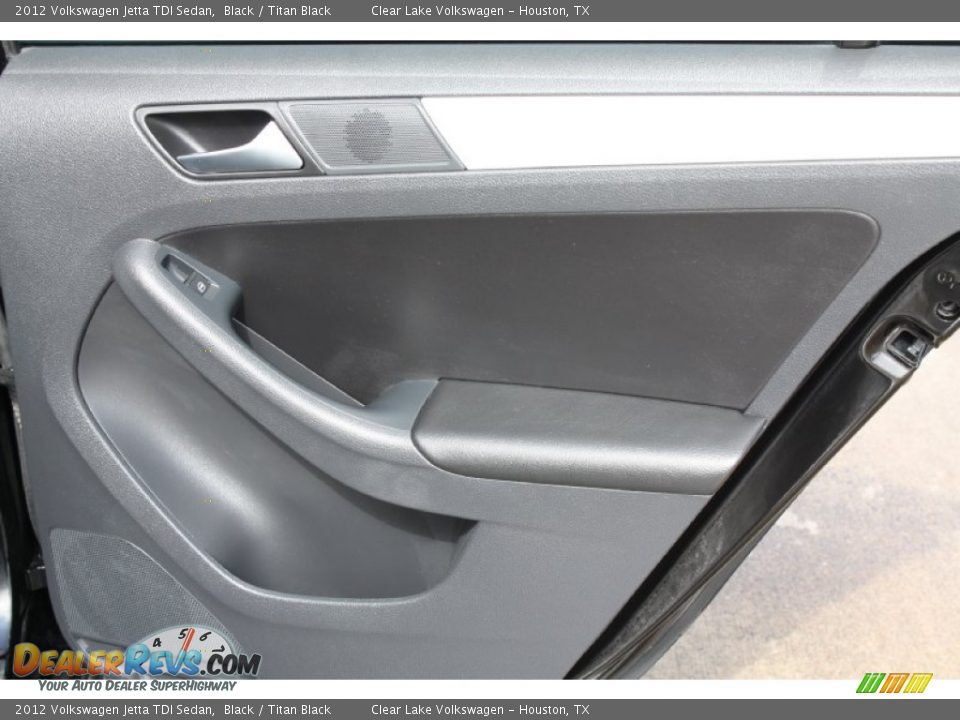 2012 Volkswagen Jetta TDI Sedan Black / Titan Black Photo #31