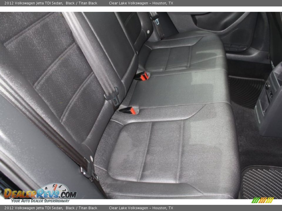 2012 Volkswagen Jetta TDI Sedan Black / Titan Black Photo #33
