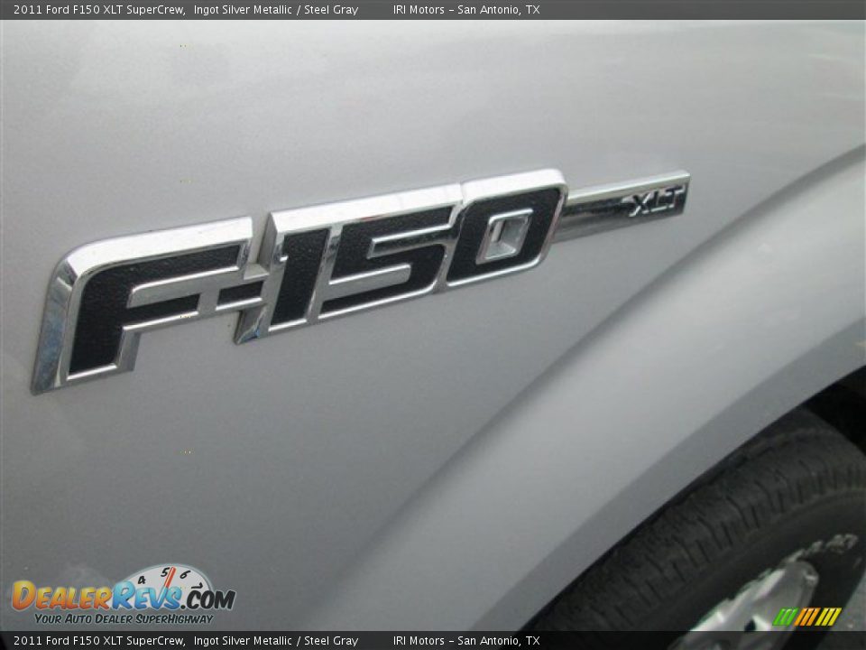 2011 Ford F150 XLT SuperCrew Ingot Silver Metallic / Steel Gray Photo #2
