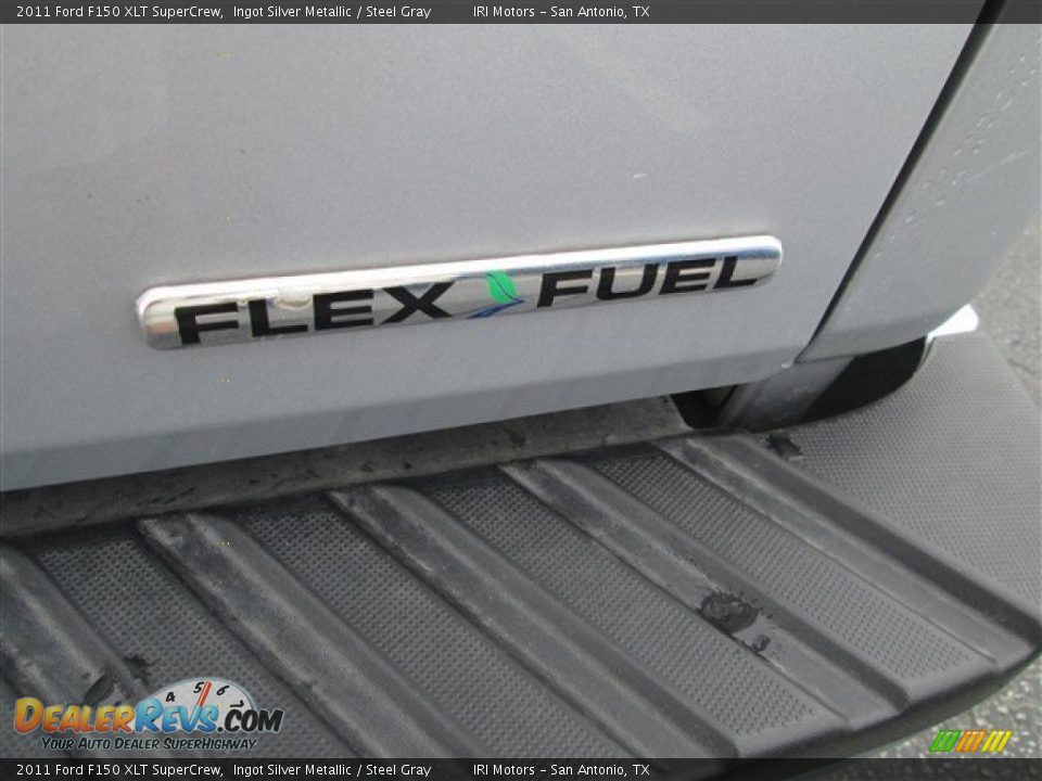 2011 Ford F150 XLT SuperCrew Ingot Silver Metallic / Steel Gray Photo #9