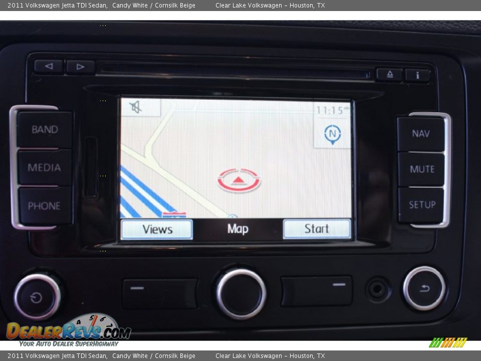 2011 Volkswagen Jetta TDI Sedan Candy White / Cornsilk Beige Photo #21