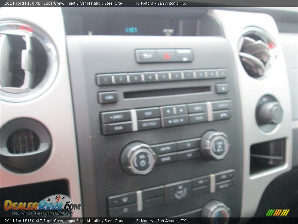 2011 Ford F150 XLT SuperCrew Ingot Silver Metallic / Steel Gray Photo #18