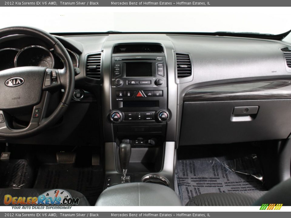 2012 Kia Sorento EX V6 AWD Titanium Silver / Black Photo #9