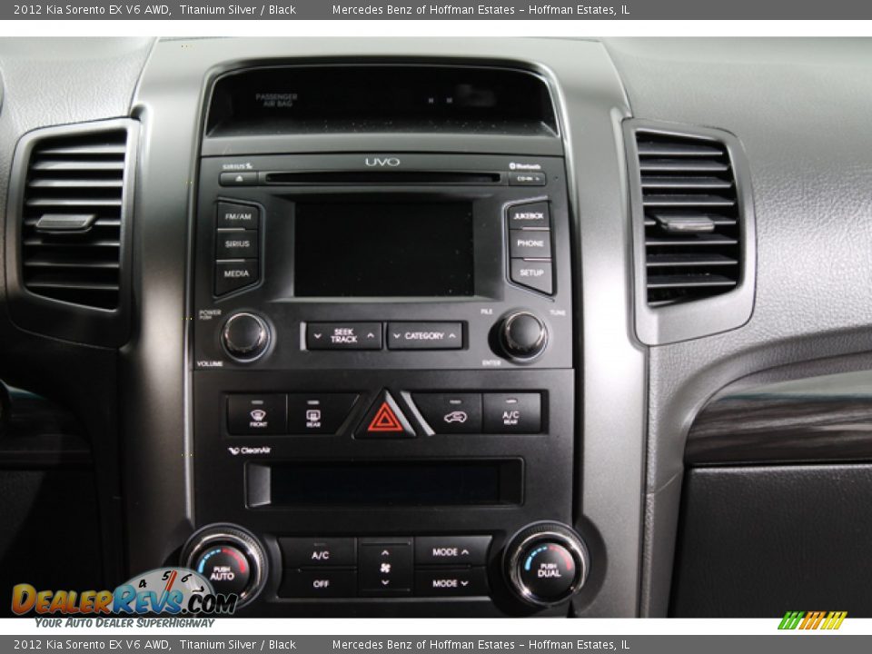 2012 Kia Sorento EX V6 AWD Titanium Silver / Black Photo #10