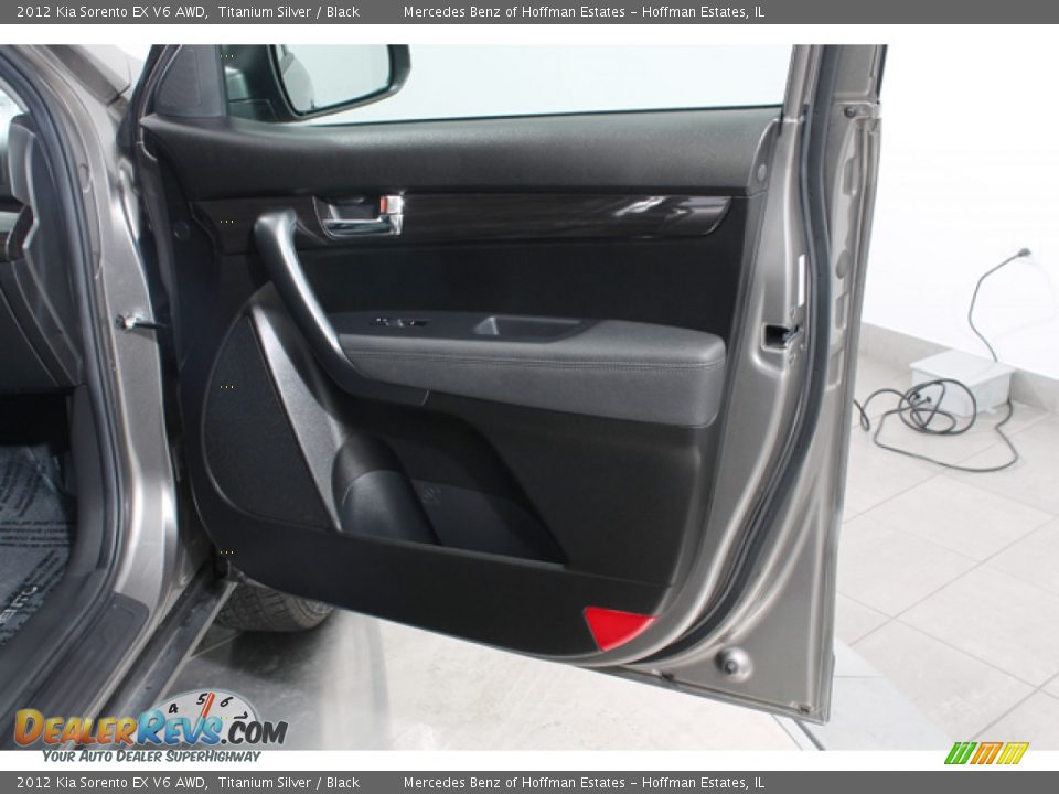 2012 Kia Sorento EX V6 AWD Titanium Silver / Black Photo #13