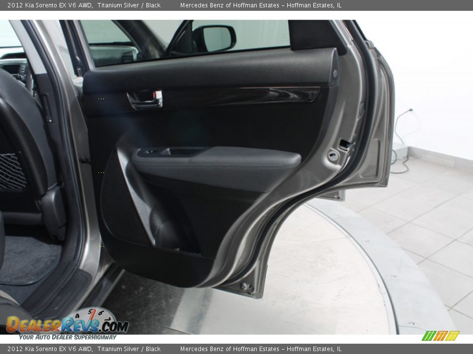 2012 Kia Sorento EX V6 AWD Titanium Silver / Black Photo #14