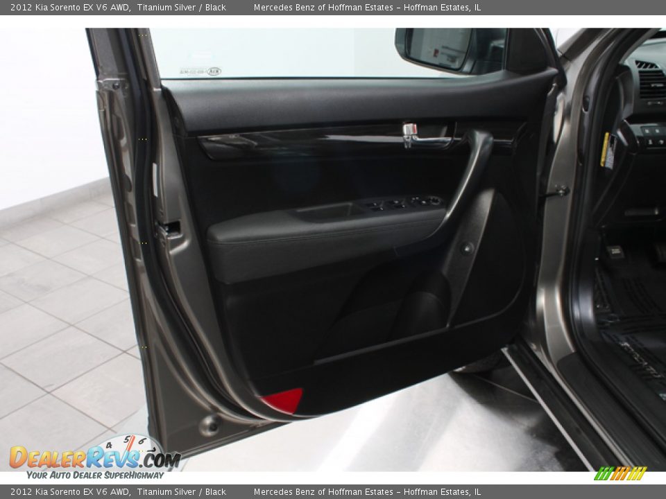 2012 Kia Sorento EX V6 AWD Titanium Silver / Black Photo #16