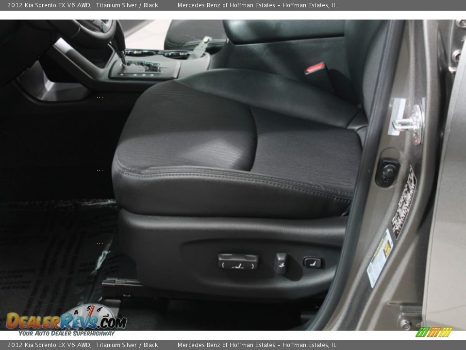 2012 Kia Sorento EX V6 AWD Titanium Silver / Black Photo #20