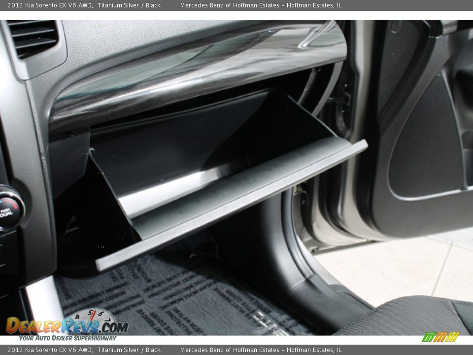 2012 Kia Sorento EX V6 AWD Titanium Silver / Black Photo #21