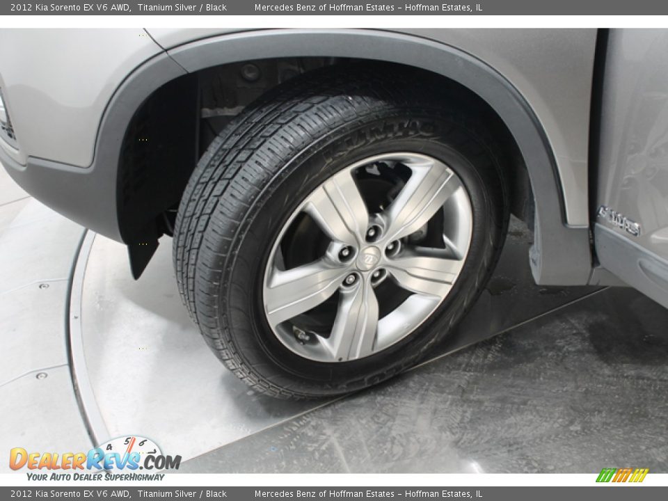 2012 Kia Sorento EX V6 AWD Titanium Silver / Black Photo #26