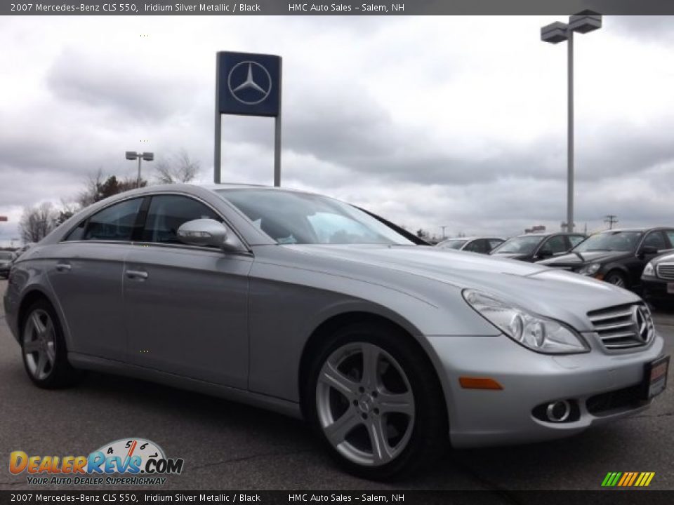2007 Mercedes-Benz CLS 550 Iridium Silver Metallic / Black Photo #3