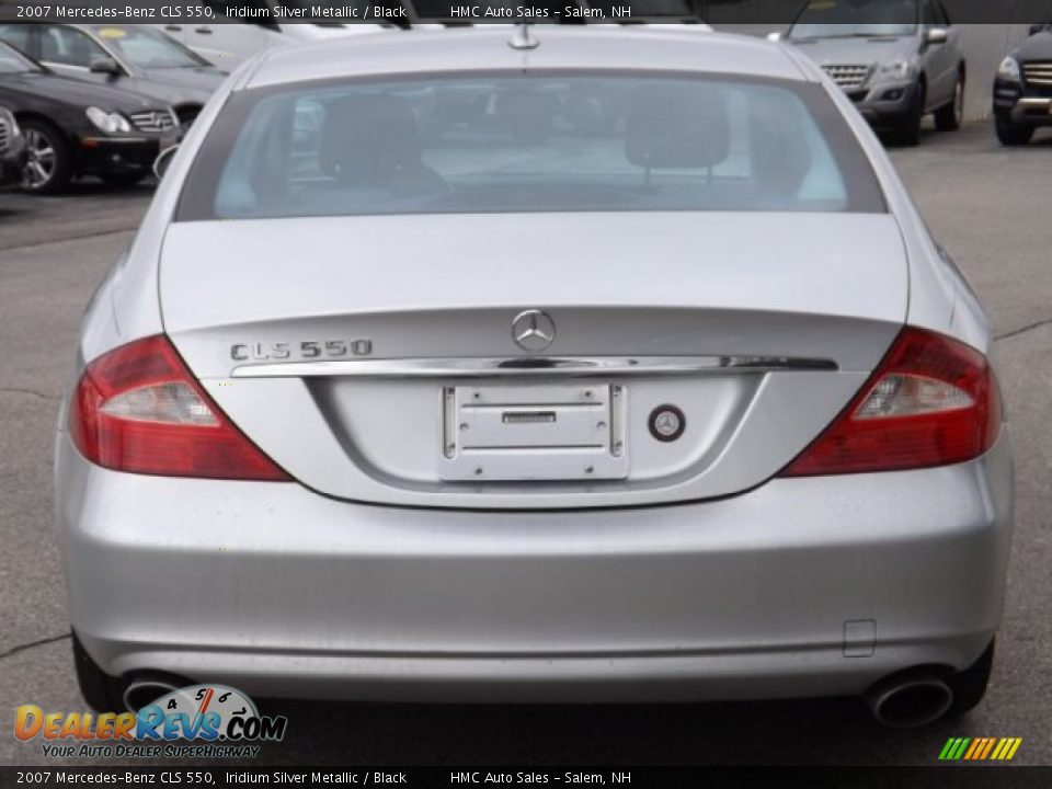 2007 Mercedes-Benz CLS 550 Iridium Silver Metallic / Black Photo #4