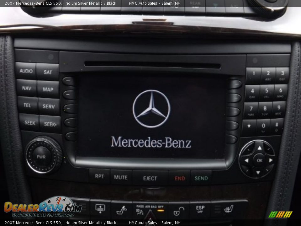 2007 Mercedes-Benz CLS 550 Iridium Silver Metallic / Black Photo #9