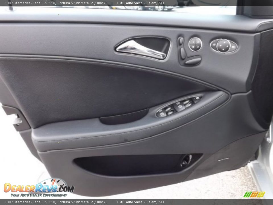 2007 Mercedes-Benz CLS 550 Iridium Silver Metallic / Black Photo #11